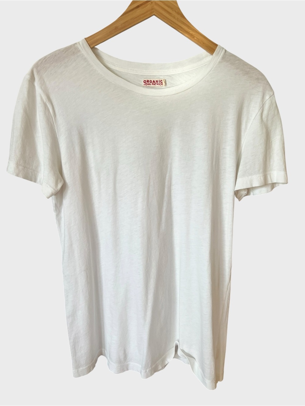 Organic by John Patrick 100% Cotton White Crewneck Tee - Women